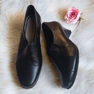 Aravon by New Balance Black Leather Comfort Shoes – Size 10.5B Orthotic Friendly